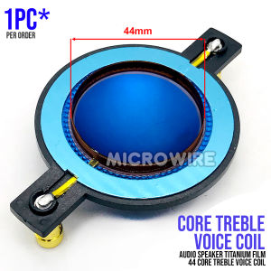 MW 44-Core Titanium Film Treble Voice Coil Reel – Blue Tweeter Accessory for Audio Speakers