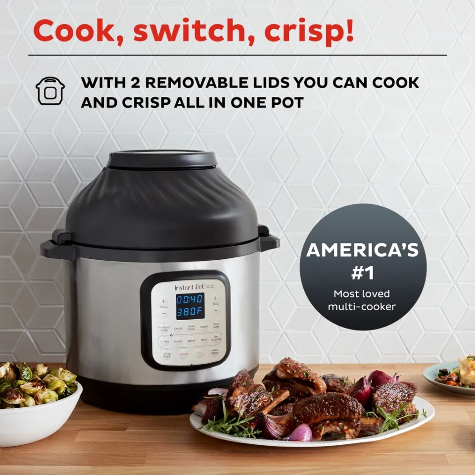 Rice Cooker Instant Pot 10 In Quart Instant Pot Duo Crisp 11-in-1