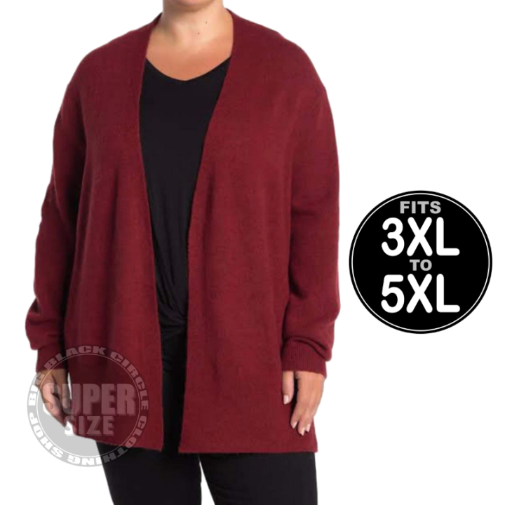 Plus Size Soft Knit Cardigan Lazada PH