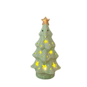 YOYO Ngôi Sao Tượng Cây giáng sinh Chuông Không lửa Đồ trang trí Cây giáng sinh Đáng yêu Nhỏ Đèn Ngủ Cây giáng sinh Cho ngày giáng sinh