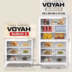 TABITHA Voyah Rak Piring / Lemari Serbaguna Plastik Susun 3 5 (Anti Rayap Jamur Air)