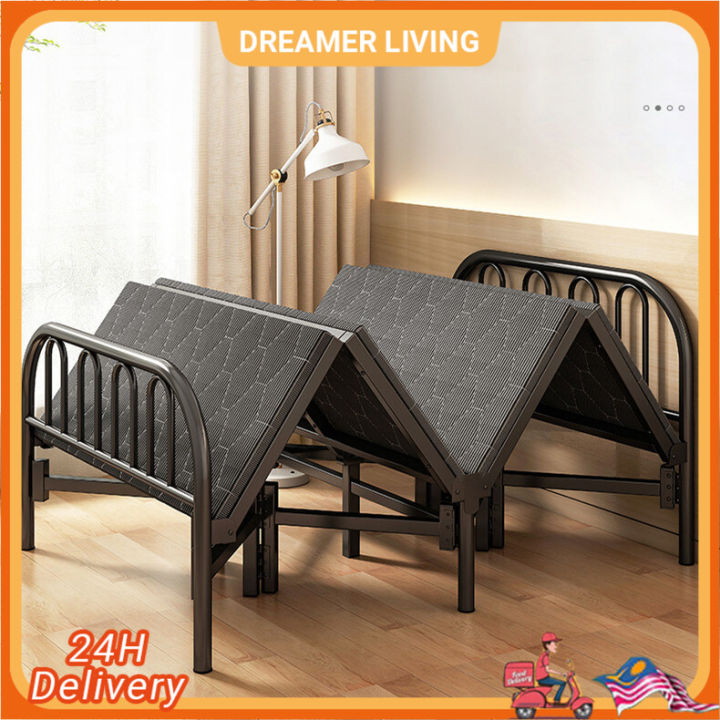 Dreamer Living Katil Lipat Foldable Bed Frame Single Bed Foldable bed ...