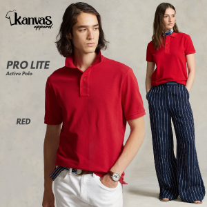 Kanvas Apparel Active Polo Shirts for Men & Women with Collar & Buttons Formal Tops Mens Basic Casual Plain Red