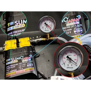 Alat Cuci SteamTANPA SELANG Sumo JAPAN +550psi Steam DC Double Pump Siap Pakai Untuk Cuci Mobil steam Motor