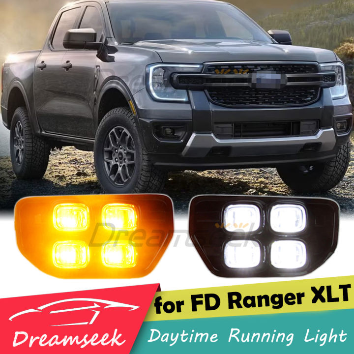 LED DRL Daytime Running Light for Ford Ranger XLT 2022 2023 2024 Car ...