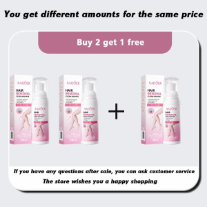 Hair removal mousse quick hair removal painless hair removal  permanent hair removal 100ml/box gentle hair removal brighten skin inhibit hair growth safe for pregnant women