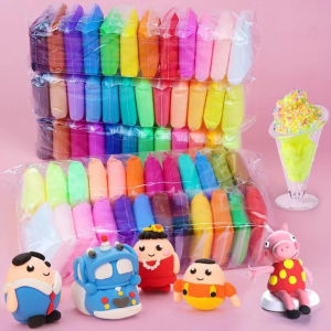 JMT - Plastisin Lilin Mainan Edukasi Anak Clay Polymailer Isi 12 Pcs Kombinasi Warna Playdough