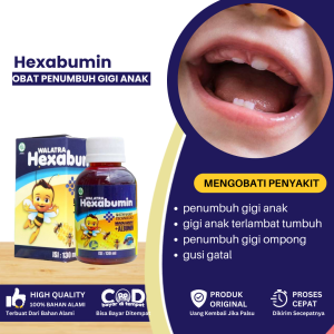 Obat Penumbuh Gigi Anak Obat Gigi Anak Terlambat Tumbuh Vitamin Cepat Tumbuh Gigi Obat Penumbuh Gigi Ompong Gigi Keropos Obat Nyeri Gigi Mempercepat Pertumbuhan Gigi Gusi Gatal Bayi - Walatra Hexabumin