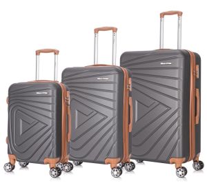 #226 SE7EN VONDERS MACHU PICHU ABS HARDCASE SUITCASE LIGHTWEIGHT EXPANDER CABIN SIZE CHECKIN TROLLEY BAG 360 DEGREE WHEE