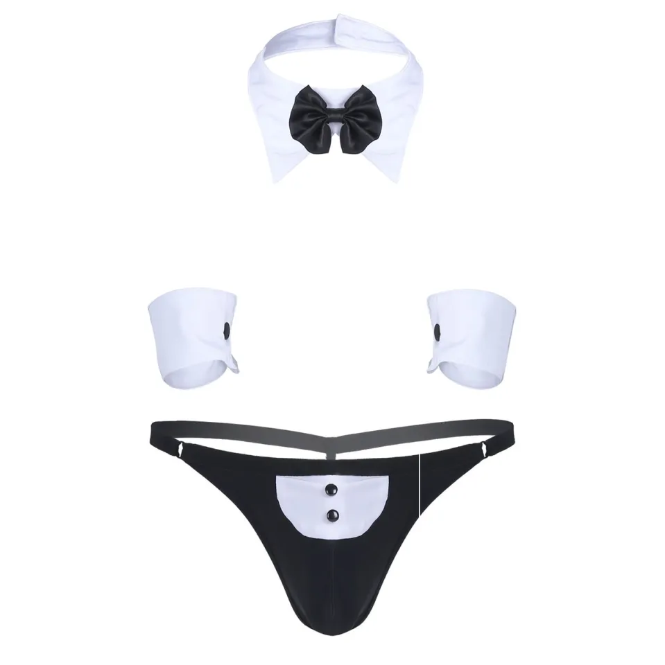 YiZYiF Women's PVC Lingerie Latex G-strings Panties Zipper Micro Thong  Low-Rise T-Back Club Wear