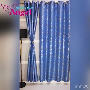 ANGEL140X220CM Blackout Curtains for Bedroom Window Treatment Silky Finish Decorative Windows A-1884