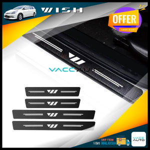 Toyota Wish AE10 (2003-2009) Door Step Anti Scratch Side Door Sill Strip Protector Sticker Vaccauto Car Accessories