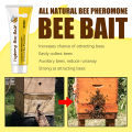 YEGBONG 60ML Bee Bait Bee Swarm Commander Lure Bait Bee Cage Trap Kit Beekeeper Tools Beekeeping Swarm Lure Bee Attractant Bait Bee Attractant Beekeeping Tool Outdoor Wild Bees Catcher Catching Bee Hive Swarm Liquid Useful Practical for Beekeeper. 