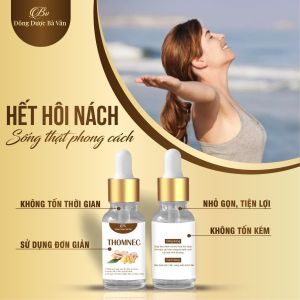 [CHÍNH HÃNG] Serum Hôi Nách THOMNEC Hết Hôi Nách Khử Mùi Hôi Chân Tay Ngăn Cản Sự Hoạt Động Của Vi Khuẩn Giúp Sáng Da