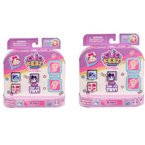 10Pcs Click Keez Cute Blind Box Keyboard Keychain Clickeez Fidget Toy for Pet Collecting