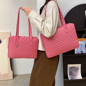 MIIQNUS 11/14Inch Laptop Shoulder Bag Handbag Simple Solid Business Briefcase Bag Multifunctional File Package Computer Storage Bag Women Men