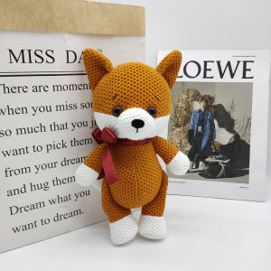 Animal Series Knitted Toy Cure Knitted Rabbit Fox Bear Dog Stuffed Doll Kawaii Room Decor Soft Pillow Birthday Xmas Gift For Kid2026