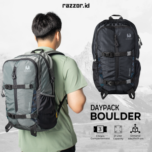 Tas Ransel Laptop Hikemore Boulder Pria Wanita Terbaru