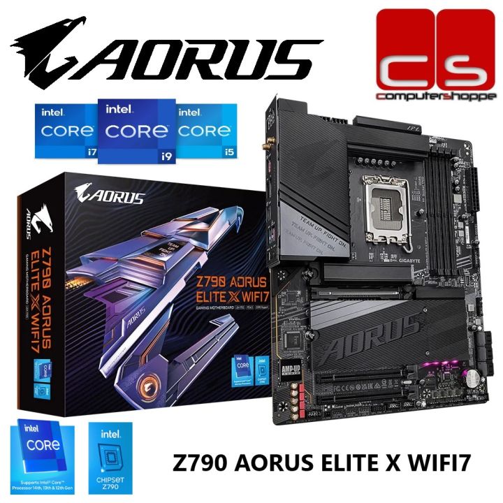 Gigabyte Z790 AORUS ELITE X WIFI7 ATX LGA1700 Gaming Motherboard ...