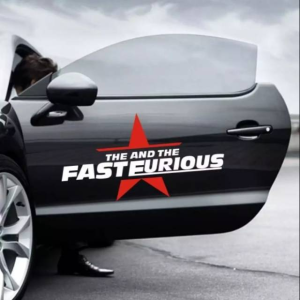 0707 Stiker mobil stiker pintu mobil fast and furious