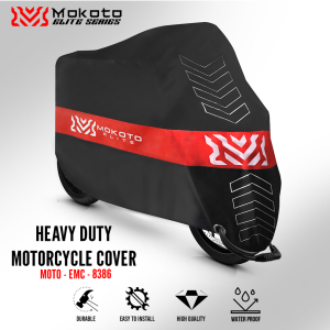 MOKOTO ELITE SERIES HEAVY DUTY MOTOR COVER MOTO-EMC-8386 WITH SLING BAG PROTECTION ALL WEATHER FOR MOTORCYCLE