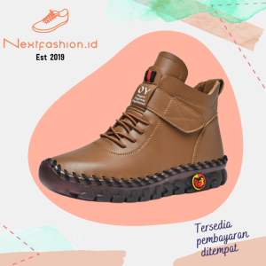 Nextfashion Sepatu wanita sneakers kekinian bahan kulit sintetis terbaru 322