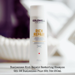 Dầu Gội Xả Goldwell Dualsenses Rich Repair Restoring Shampoo Conditioner Phục Hồi Tóc Hư Tổn