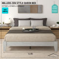 Queen Bed - MILLERS Series - 1 Color - Zen Style Queen Bed - Katil Queen Kayu - Katil Queen - Beds. 