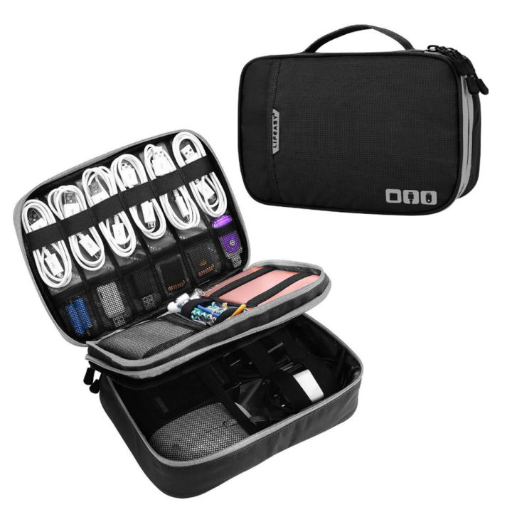 Electronic Organizer Travel Cable Organizer Bag, Portable Electronic