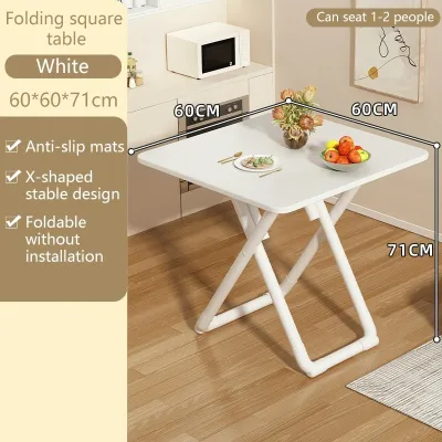 Dining Table Folding Table Nordic Round Table Square Table Coffee Tea Table Balcony Table