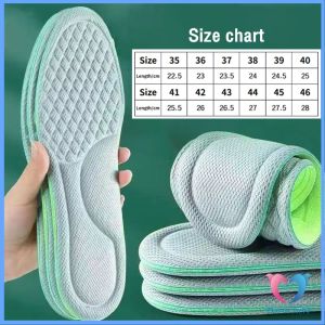 D.S. พื้นรองเท้า ดับกลิ่น ดูดซับ นาโน ต้านเชื้อแบคทีเรีย เหงื่อ รองเท้า เบาะ พอดีกับฝ่าเท้า นุ่มสบาย insoles