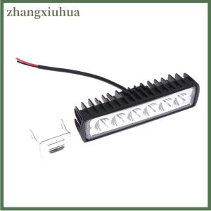 zhangxiuhua Car LED Light Bar 12V 18W 6000K Work Light For Car Motorcycle Truck Trailer Offroad Headlights Driving Light