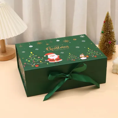 【Local Ready Stock】Luxury Foldable Magnetic Gift Box with Ribbon | Multi-Color | Foldable Packaging Box with Lid | Premium Quality |