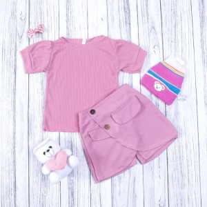 ONE SET MASSIE ANAK / SETELAN BAJU ANAK PEREMPUAN USIA 1-5 THN