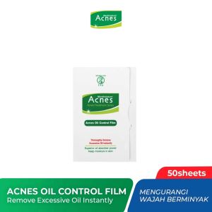 ACNES Oil Control Film - 50 Sheet (Remove Excess Oil Quickly & Keep the Skin Moist)