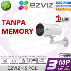 EZVIZ H5 3MP 2K POE IP CAMERA OUTDOOR AUDIO SIRENE COLORVU