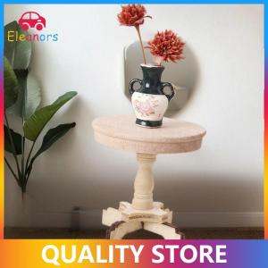 [Eleanor] 1:12 Dollhouse Miniature Coffee Table Small Round Table Original Wood Table Furniture Home Model Decor Toy Doll House Accessorie