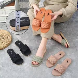 Sandal Slop Wanita Jelly Kepang Cantik Empuk Teplek - Balance 2063-2 37/41