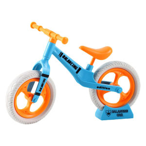 Radish Bike Assembled Balance Car Ornaments Toy Plastics Balance Car Movable and Sliding Bicycles DIY Toys Assembled Radish Mini Bike Toy Kids Boy