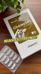 Ready Stock Duplex Choles360 Advanced Capsules 10s x3 Premium Blend With Rice n Extract Pine Bark Extract Vitamin B3 & Vitamin E Vegetarian Gluten Free Supplement