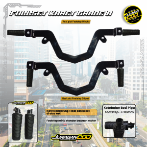 Pijakan Kaki depan Honda Spacy model slim flatbar fullset Siap pakai bahan tebal