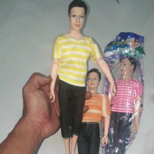 Búp bê khớp Nam có 11 khớp cao 32cm bằng nhựa tóc vẽ