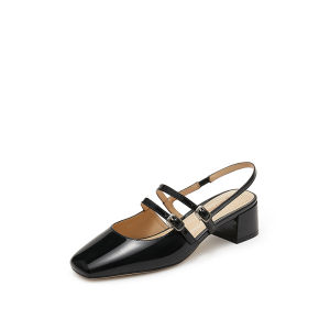 Staccato Mary Jane Slingback Heels รองเท้าแมรี่เจน ส้นเท้าบาง หัวสี่เหลี่ยม S6871