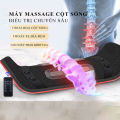 Máy massage lưng cột sống cao cấp tích hợp sưởi ấm hồng ngoại, hỗ trợ giảm đau đớn mệt mỏi và các bệnh về cột sống, bảo hành 2 năm. 