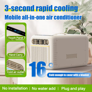 【2026 Singapore In stock/Good quality】700w portable aircon 16° C air conditioner all in one aircon Unit portable camping built-in air filter Instant cooling anti-rust body