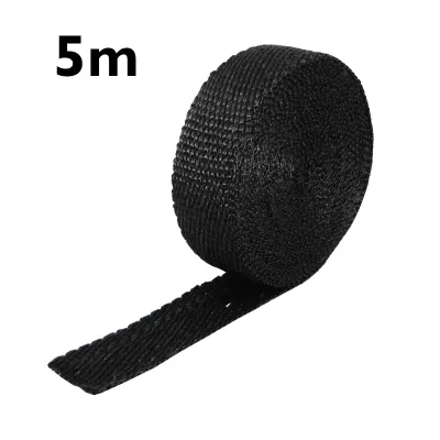 Exhaust Heat Wrap Manifold Downpipe High Insulation Tape Motorcycle Insulation Glass Fiber Resistant Car Temperature