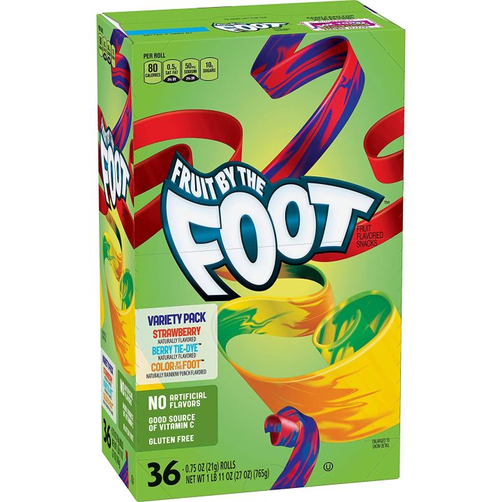Betty Crocker Fruit Snacks Fruit By The Foot Strawberry/Berry TieDye