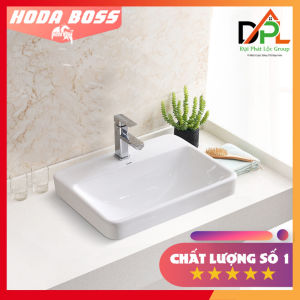 Hàng Cao Cấp Vòi lavabo chậu rửa mặt nóng lạnh vuông HODABOSS mạ NIKENkiểu dáng nhỏ gọn hiện đại