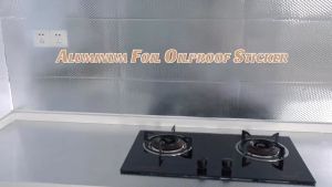 Aluminum Foil 5M Kitchen Wall Cooker Oil-Proof Heat Resistance & Self-Adhesive Waterproof Sticker