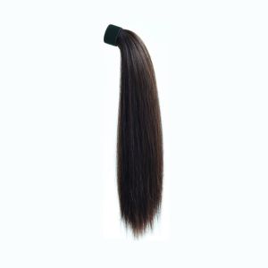 NO4 PANDA Daily High Quality Fluffy Party Brown Synthetic Women Hair Extensions Black Ponytail Wig Heat Resistant Fiber Long Straight Ponytail Hair Accessories